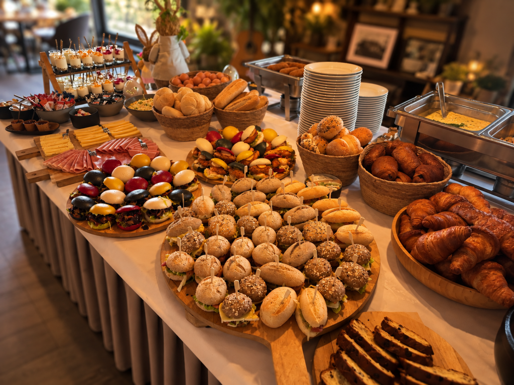 Koud en warm buffet